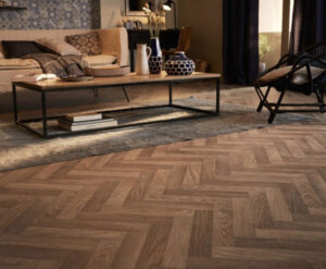 Visgraat houten vloer