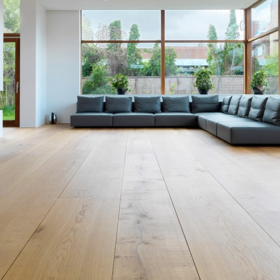 Massief eiken vloer rustiek 24cm breed