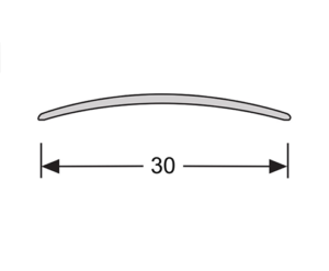 Overgangsprofiel / Dilatatie profiel zelfklevend 30mm 2.4m1