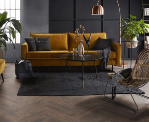 Laminaat Visgraat Ambiant 3424 Marquant Eiken Donker Gerookt