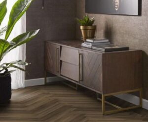 Lijm PVC visgraat Ambiant Spigato 3506 Dark Grey