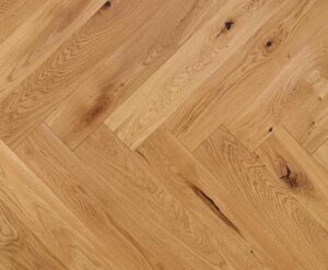 Houten Visgraat vloer Rustiek Naturel Olie