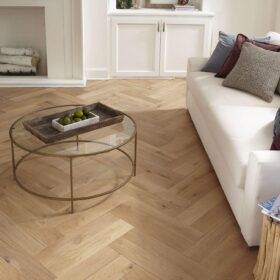 Houten Visgraat vloer Rustiek Naturel Olie