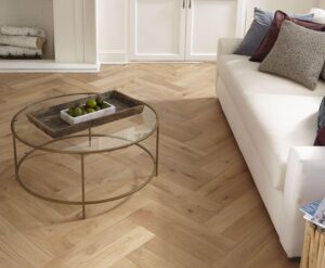 Houten Visgraat vloer Rustiek Naturel Olie