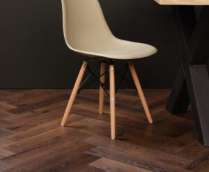 Visgraat Lijm PVC Brown Oak