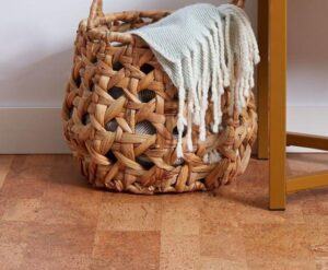 Klik Kurk vloer Bruin gelakt