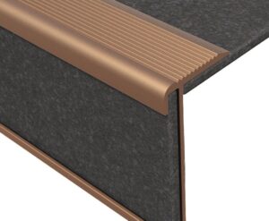 Traprenovatie PVC Vivafloors 1910 PVC betonlook Antraciet