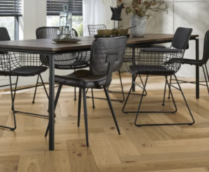 Houten visgraat vloer Floorlife Beverly Hills 4103 Gerookt Naturel Geolied