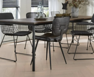 Houten visgraat vloer Floorlife Van Nuys 4802 Wit Geolied