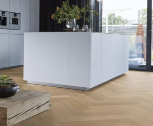 Houten visgraat vloer Floorlife Van Nuys 4803 Blank Geolied