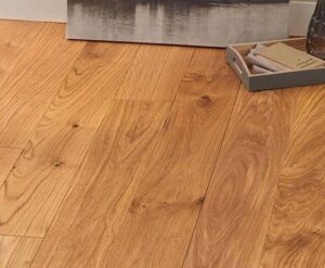 Houten vloer uit Europa Rustiek Royl Dark oak Naturel 18cm breed