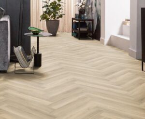 Klik PVC visgraat Ambiant Spigato Estino 2613 beige